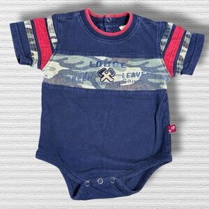 Vintage Faded Glory Baby Camo Bodysuit Tee 6/9 Months Cotton Gorpcore Outdoors